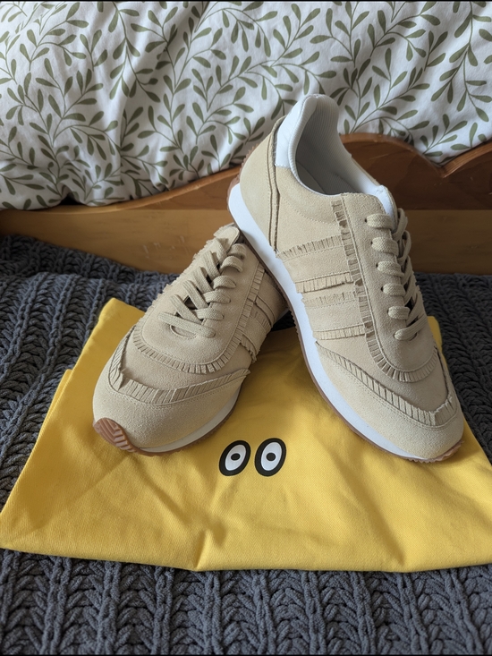 Charlotte Stone Shoes - Charlotte Stone Beige/Tan Sneakers W10 Like New